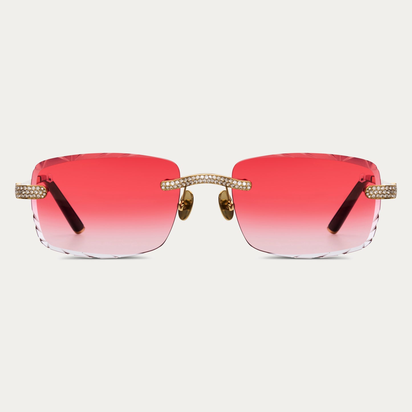 ICED RED TINT SIGNATURE GEM CUT