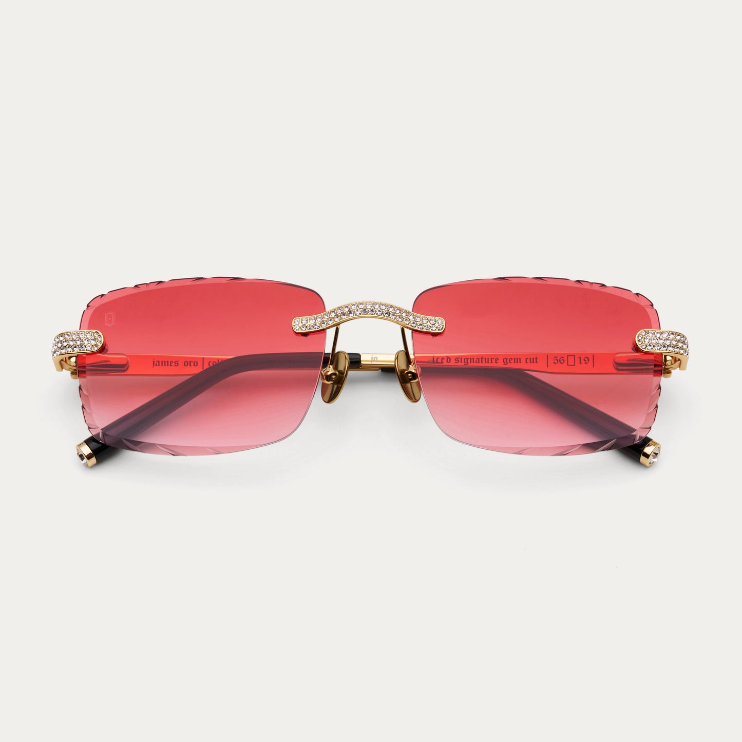 ICED RED TINT SIGNATURE GEM CUT