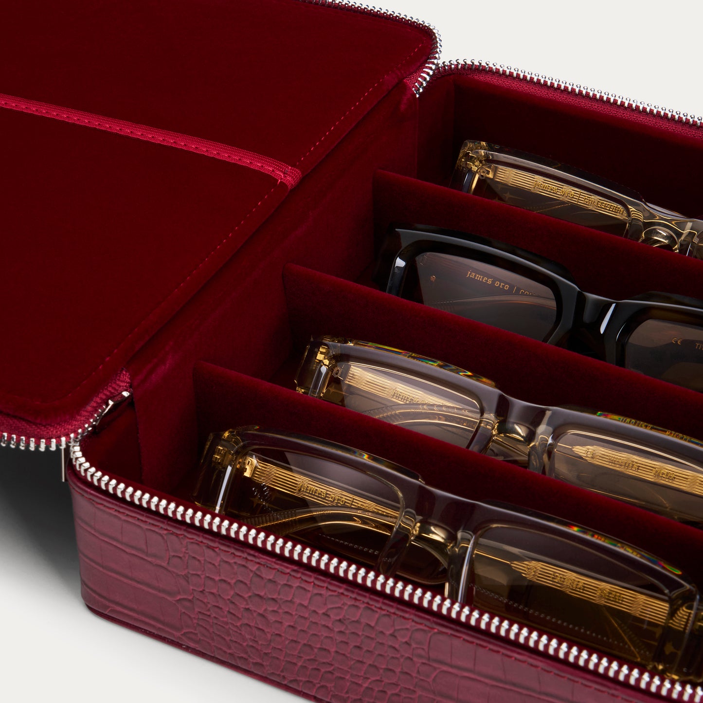 COLLECTORS CASE | BURGUNDY CROC