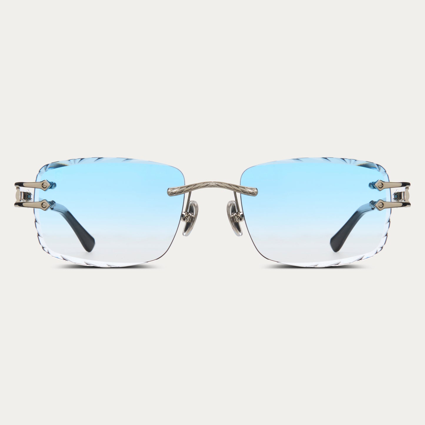 BLUE TINT SILVER SIGNATURE GEM CUT