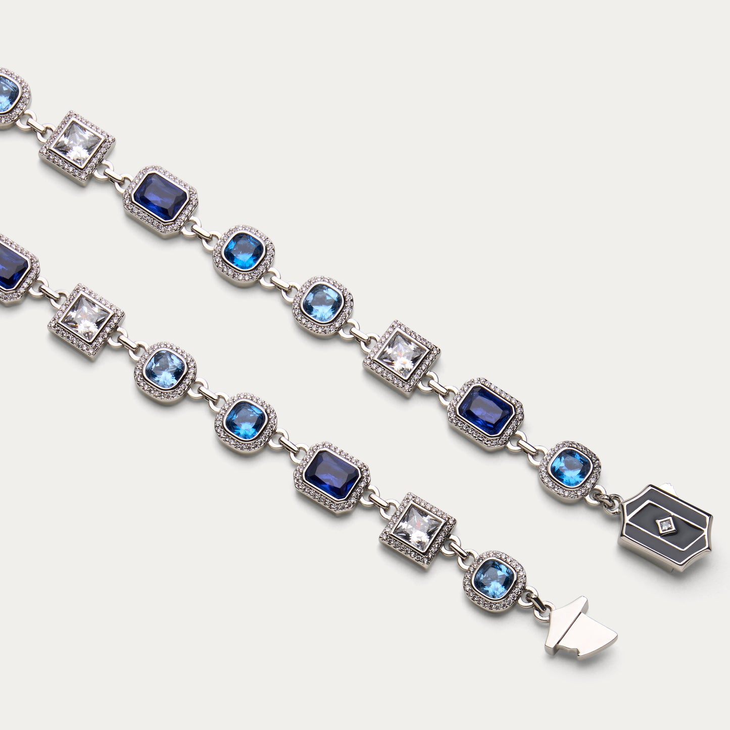 SILVER MELANGE NECKLACE