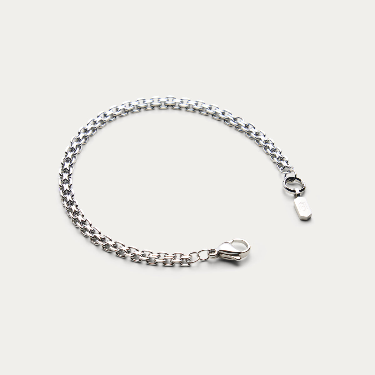 SILVER HELIX BRACELET 4mm