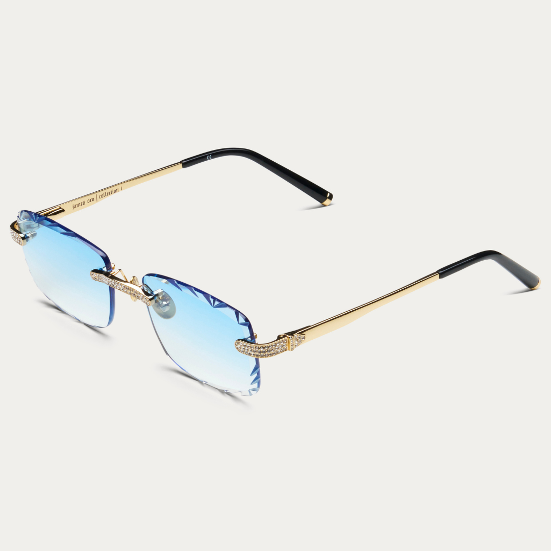 ICED BLUE TINT SIGNATURE GEM CUT – JAMES ORO ICED BLUE TINT SIGNATURE GEM CUT – JAMES ORO