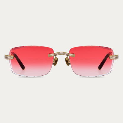 ICED RED TINT SIGNATURE GEM CUT