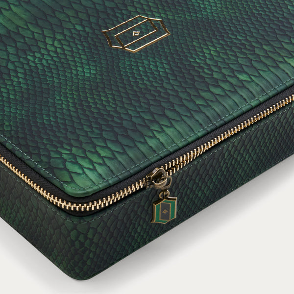COLLECTORS CASE | DARK GREEN SNAKE