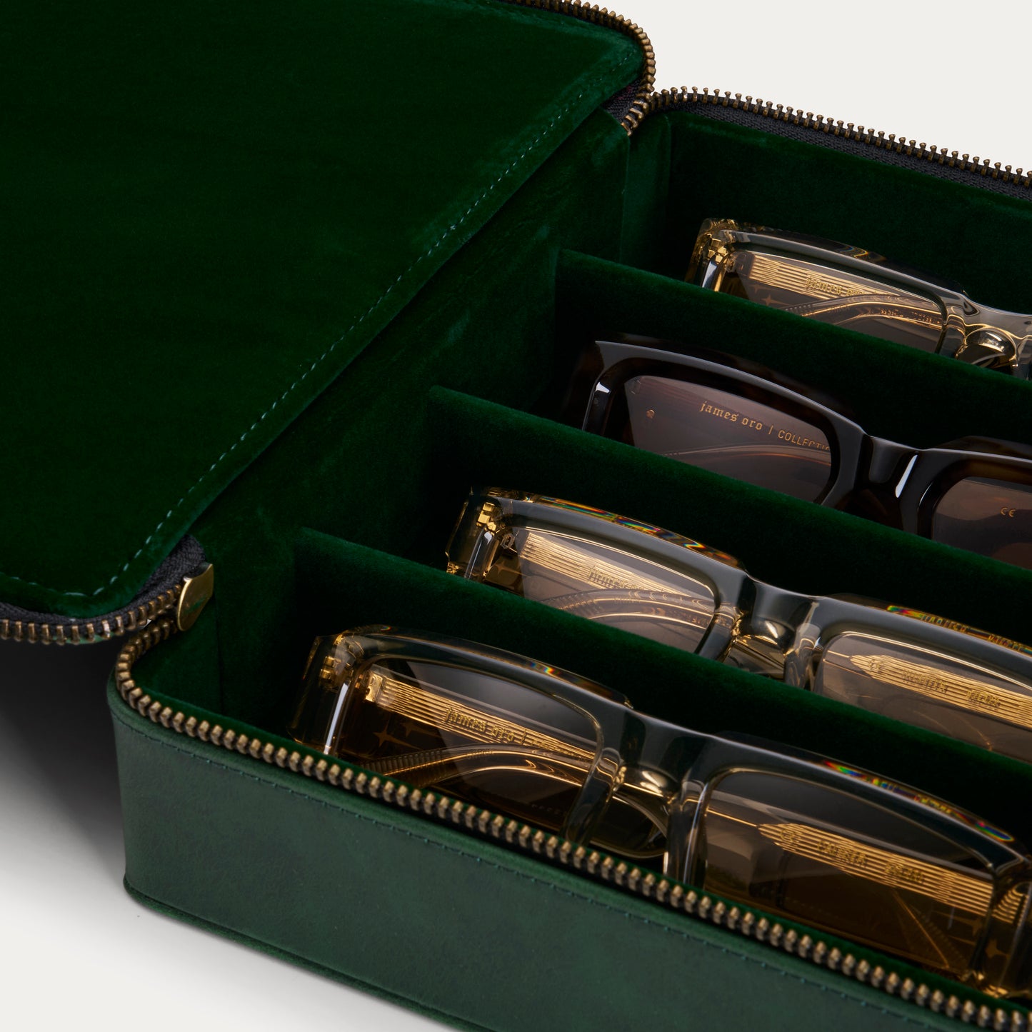 COLLECTORS CASE | DARK GREEN LEATHER
