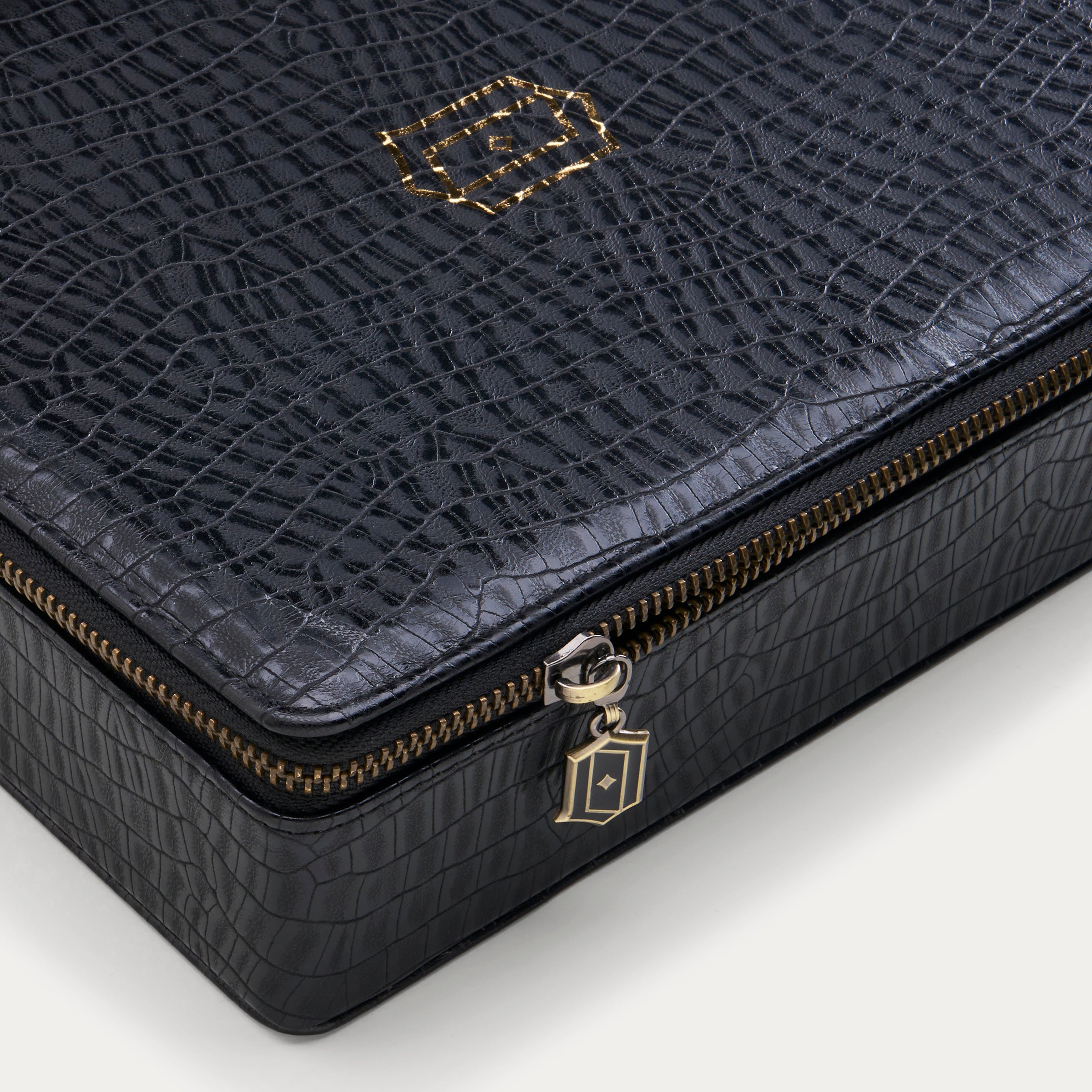 COLLECTORS CASE | MATTE BLACK CROC – JAMES ORO