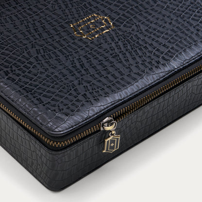 COLLECTORS CASE | MATTE BLACK CROC