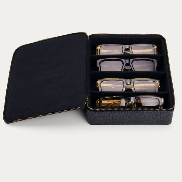 COLLECTORS CASE | MATTE BLACK CROC