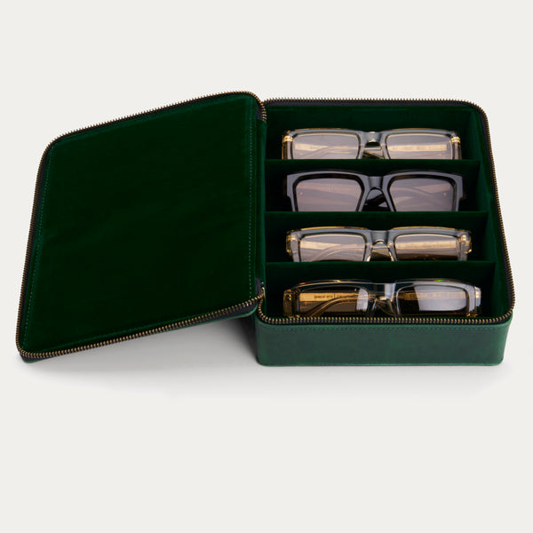 COLLECTORS CASE | DARK GREEN LEATHER