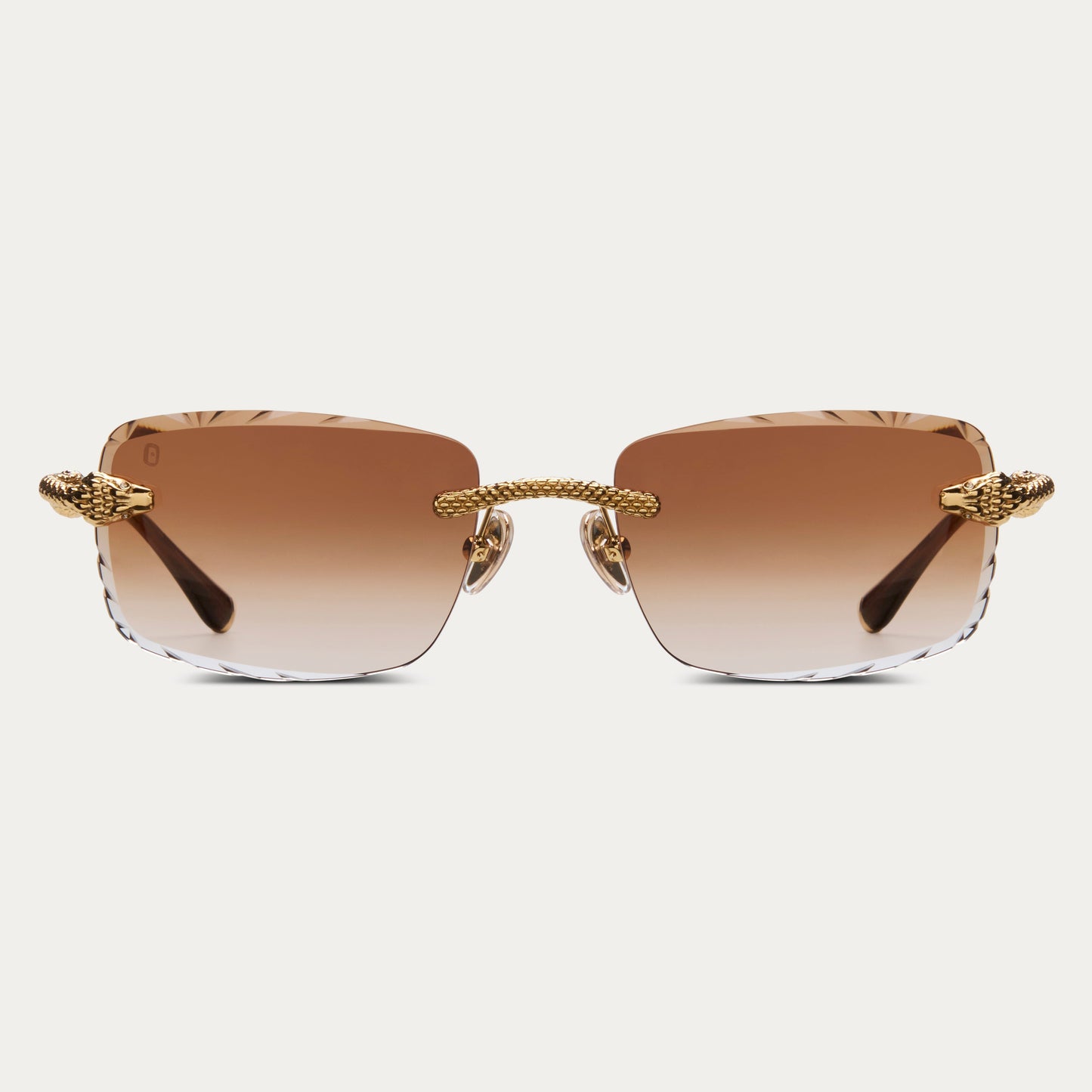 BROWN SERPENT GEM CUT