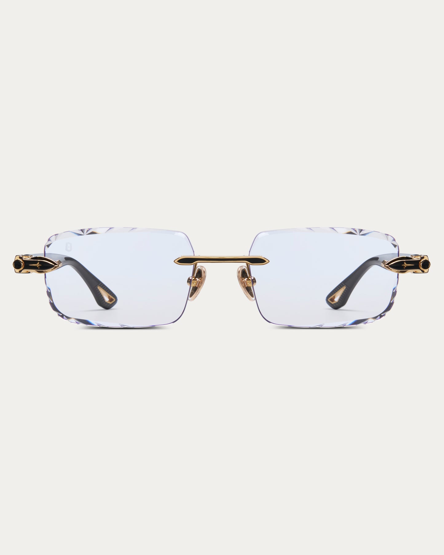 CLEAR BLACK JAVELIN GEM CUT