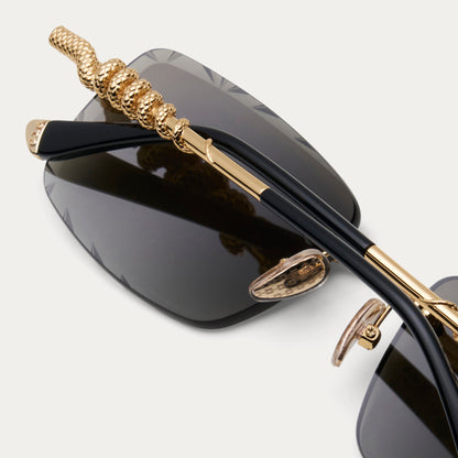 BLACK TINT SERPENT GEM CUT