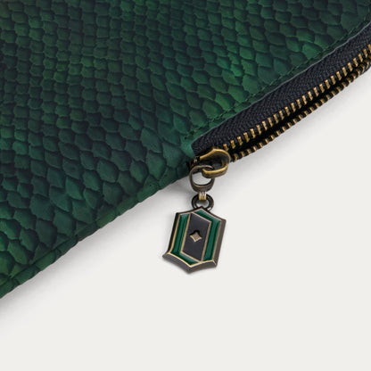 MATTE GREEN PYTHON SOFT SLEEVE CASE