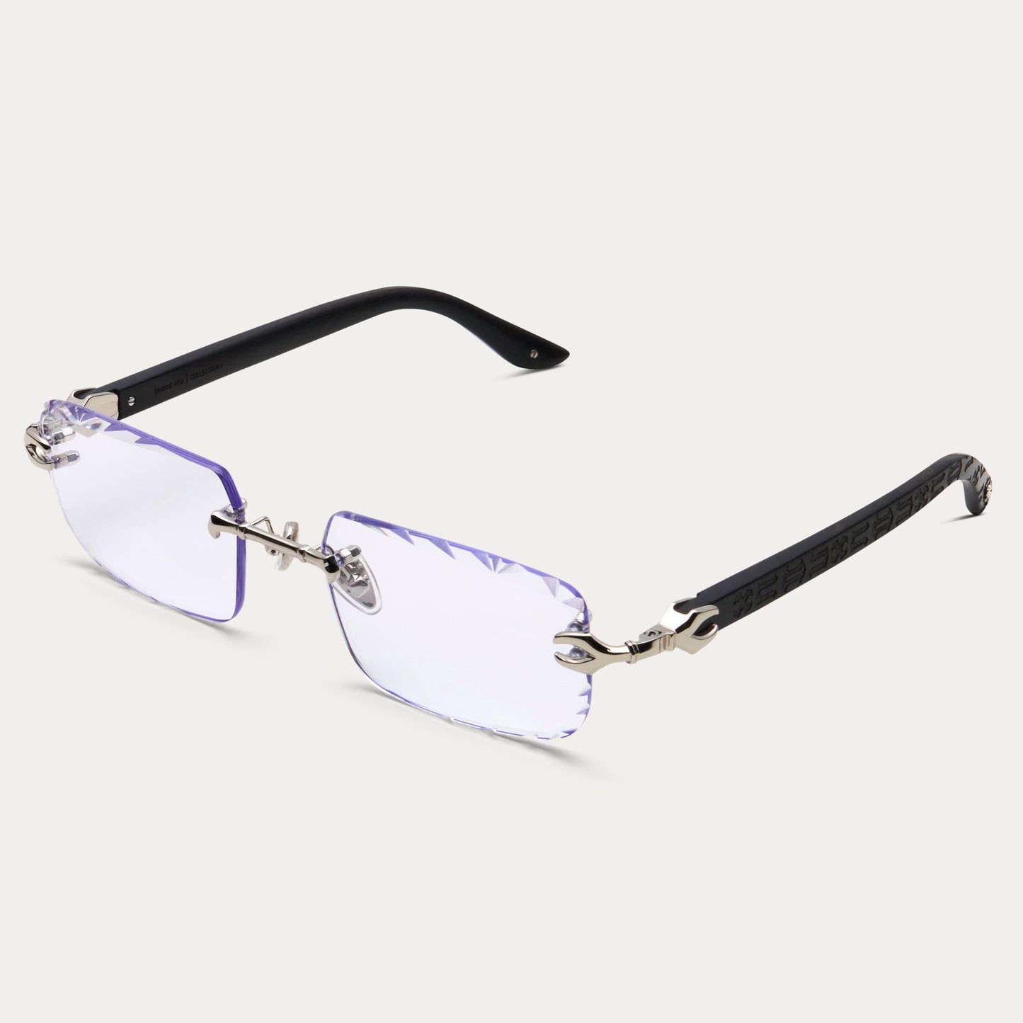 CLEAR SILVER HYDRA GEM CUT