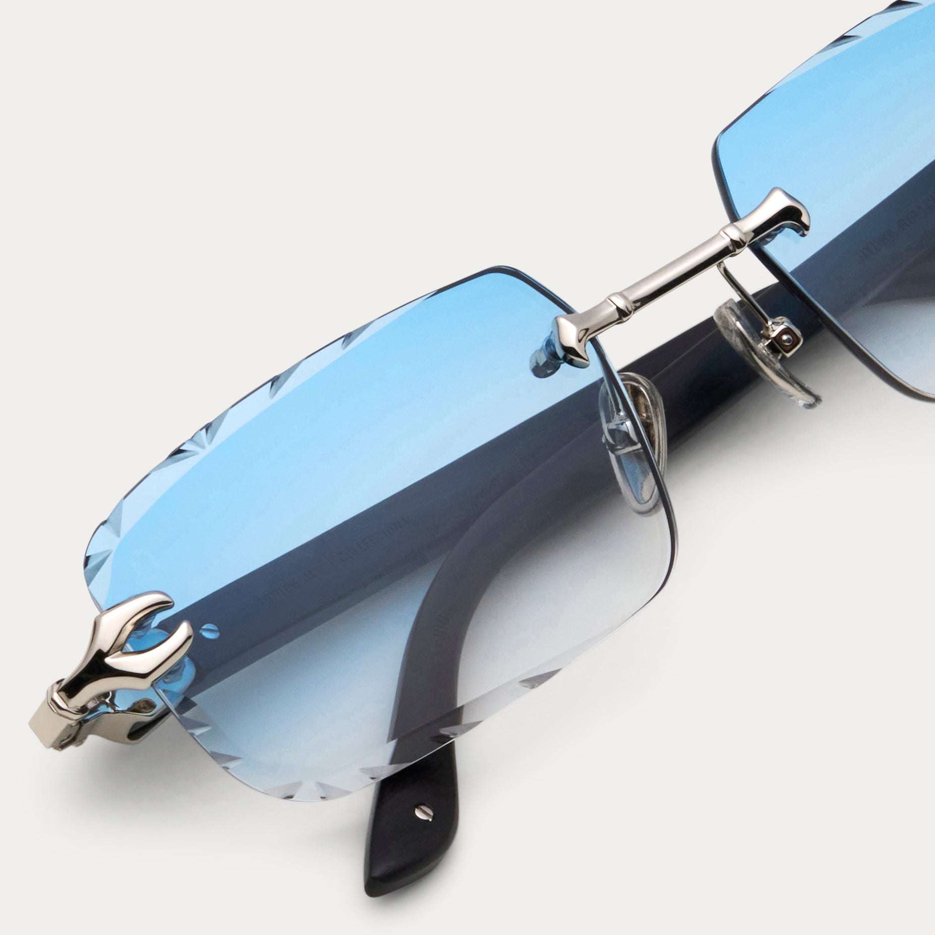 BLUE TINT SILVER HYDRA GEM CUT – JAMES ORO