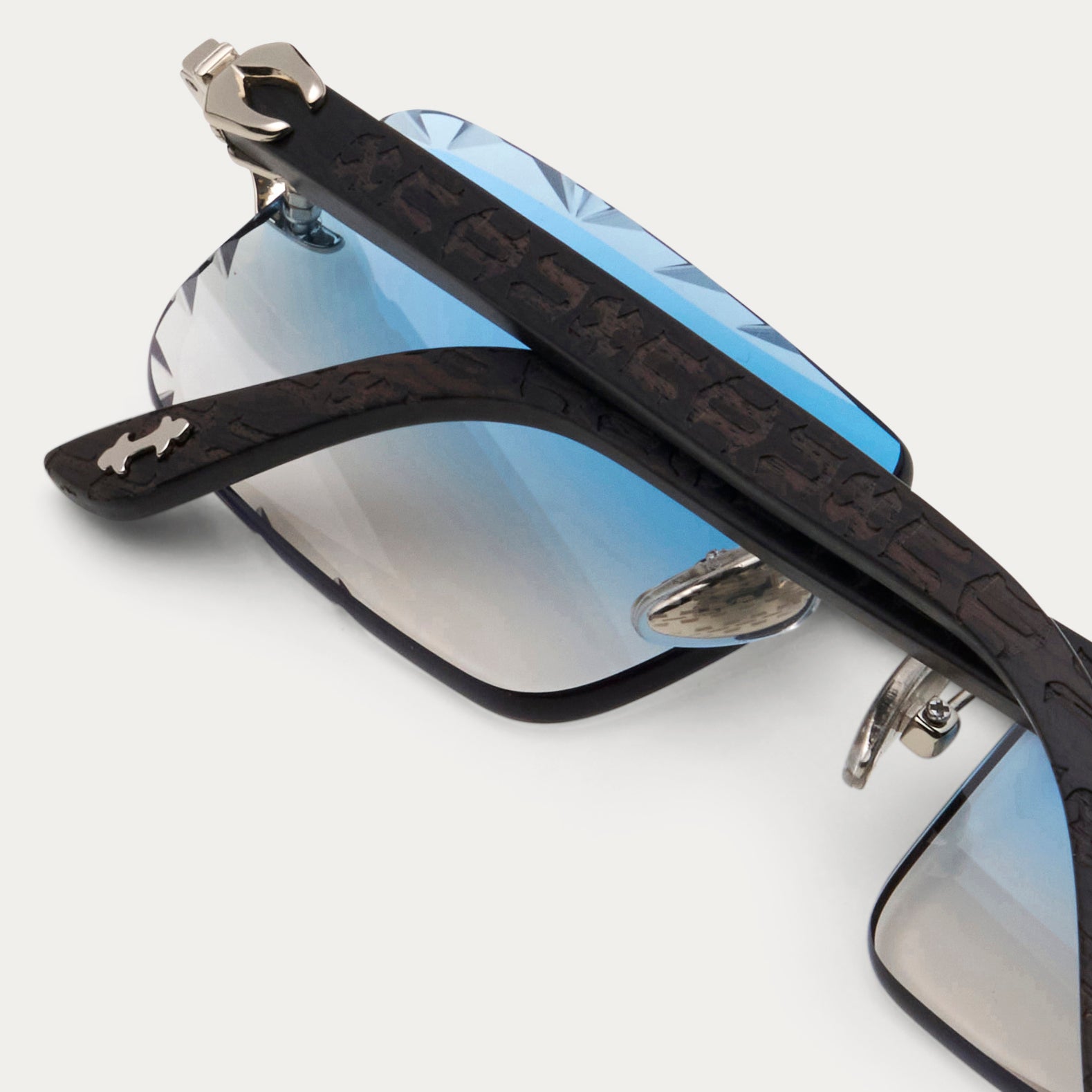 BLUE TINT SILVER HYDRA GEM CUT – JAMES ORO