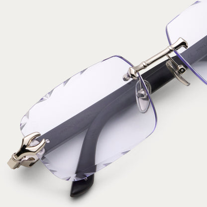 CLEAR SILVER HYDRA GEM CUT