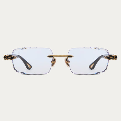 CLEAR BLACK JAVELIN GEM CUT