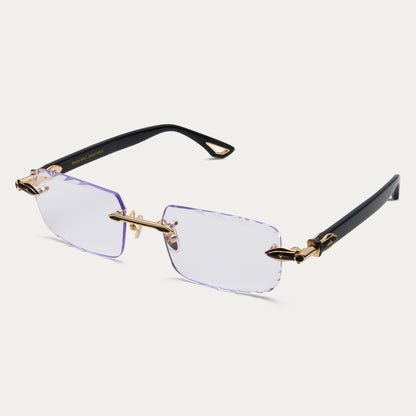 CLEAR BLACK JAVELIN GEM CUT