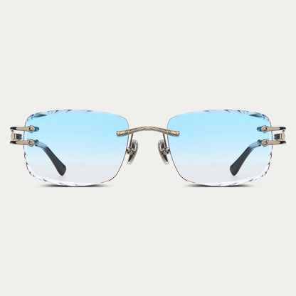 BLUE TINT SILVER SIGNATURE GEM CUT