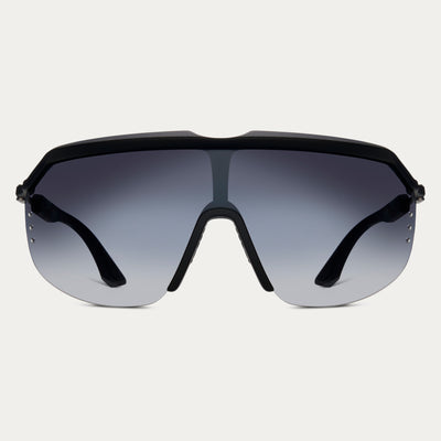BLACK SILVER FLASH WINDSHIELD