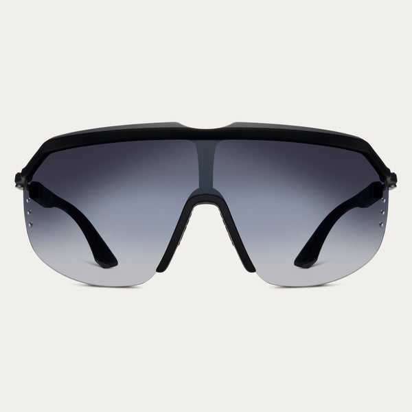 BLACK SILVER FLASH WINDSHIELD
