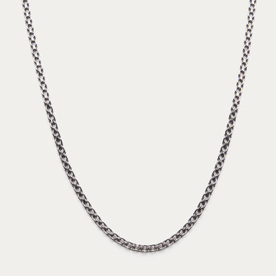 SILVER HELIX CHAIN 4mm