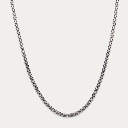 SILVER HELIX CHAIN 4mm