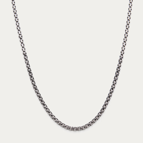 SILVER HELIX CHAIN 4mm