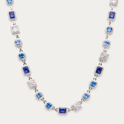 SILVER MELANGE NECKLACE