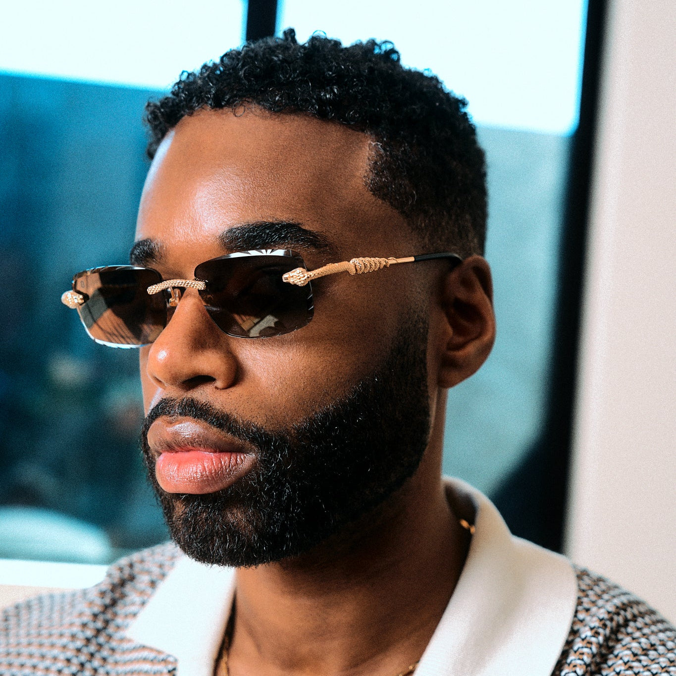 BLACK TINT SERPENT GEM CUT