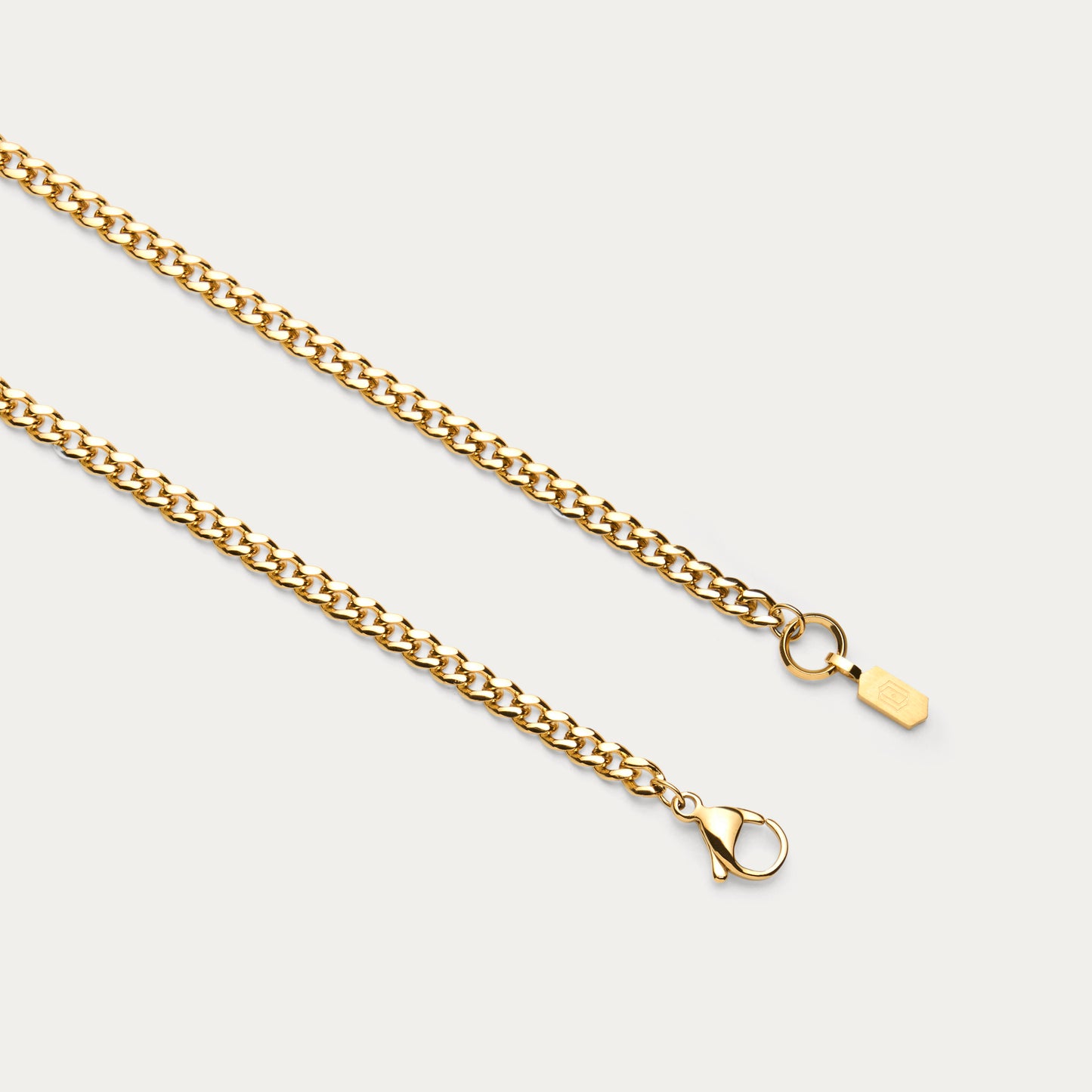 GOLD CUBAN LINK CHAIN 4mm