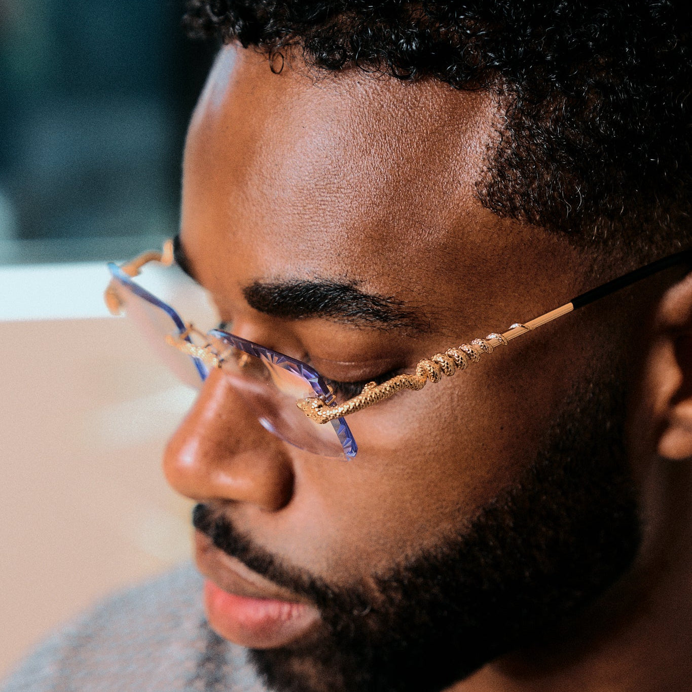 CLEAR SERPENT GEM CUT