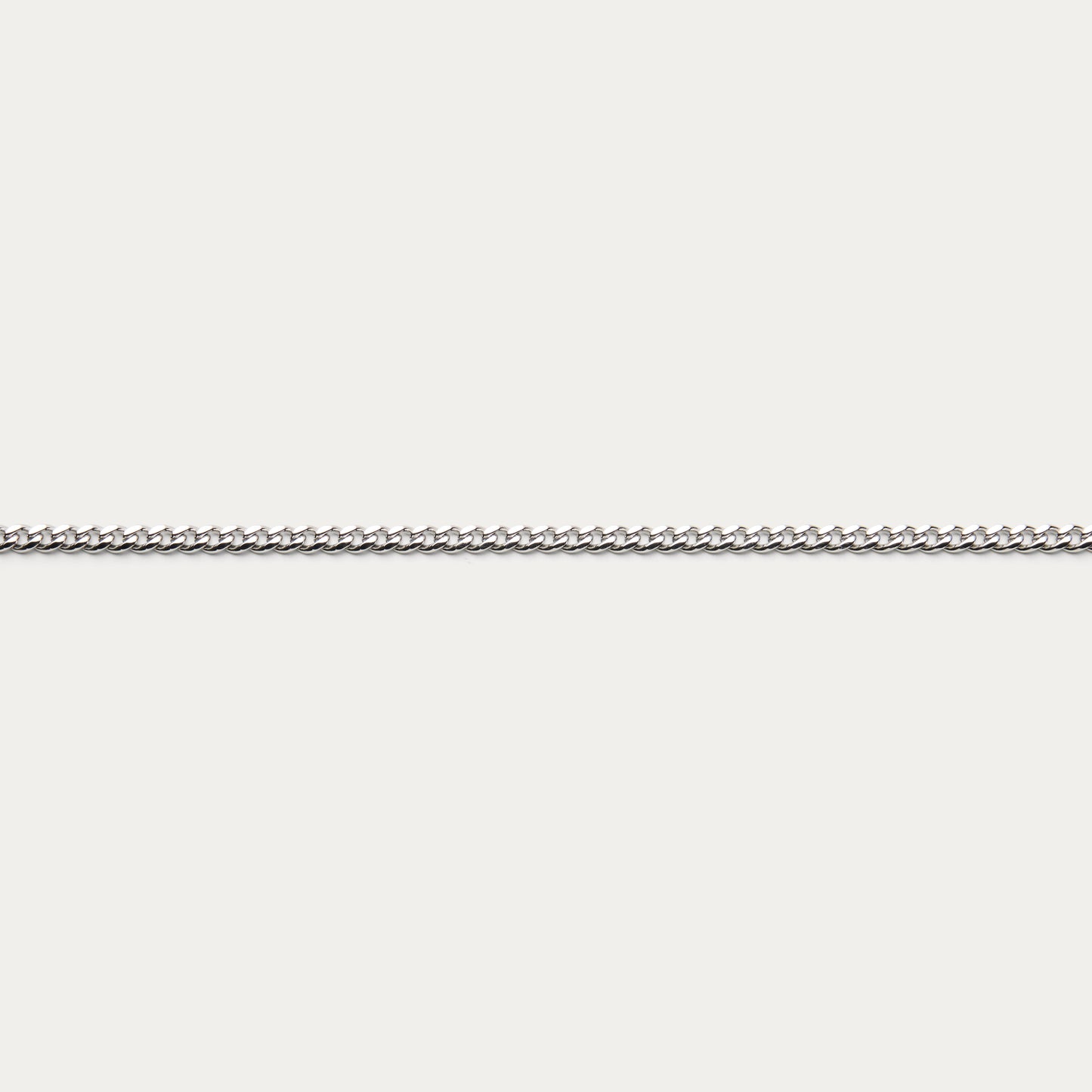 SILVER CUBAN LINK CHAIN 4mm