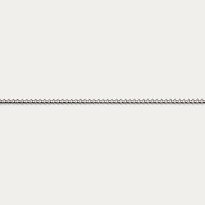 SILVER CUBAN LINK CHAIN 4mm