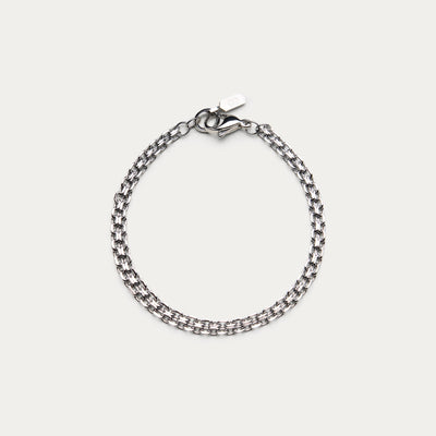 SILVER HELIX BRACELET 4mm