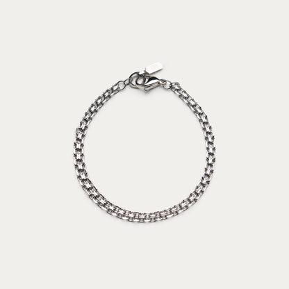 SILVER HELIX BRACELET 4mm