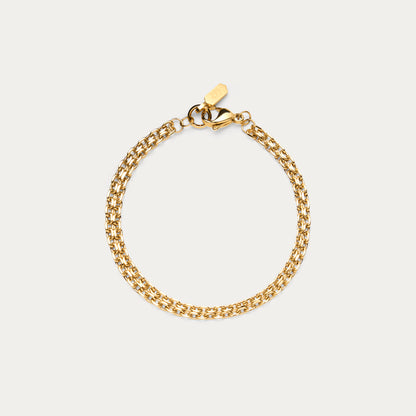 GOLD HELIX BRACELET 4mm