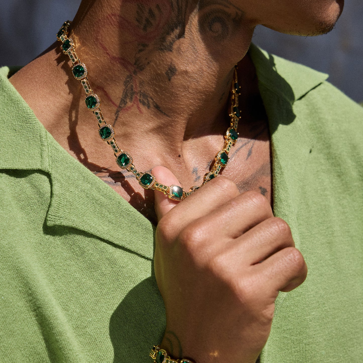 GOLD GLACIER NECKLACE
