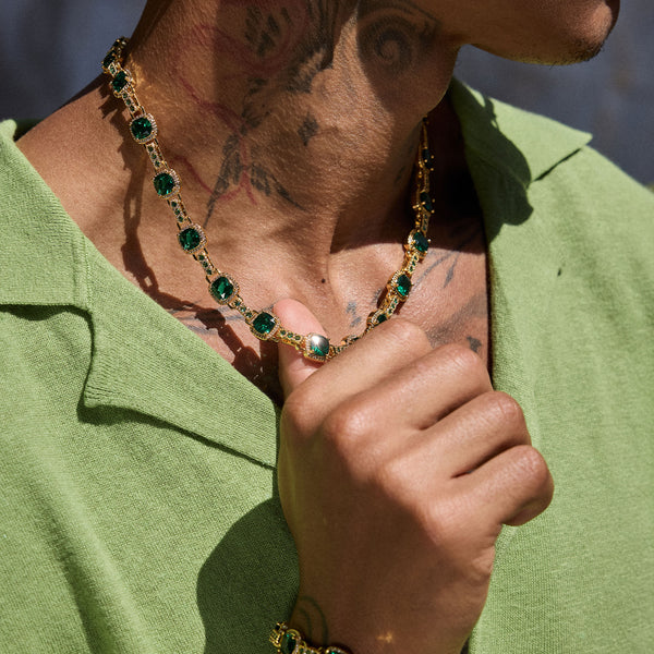 GOLD GLACIER NECKLACE