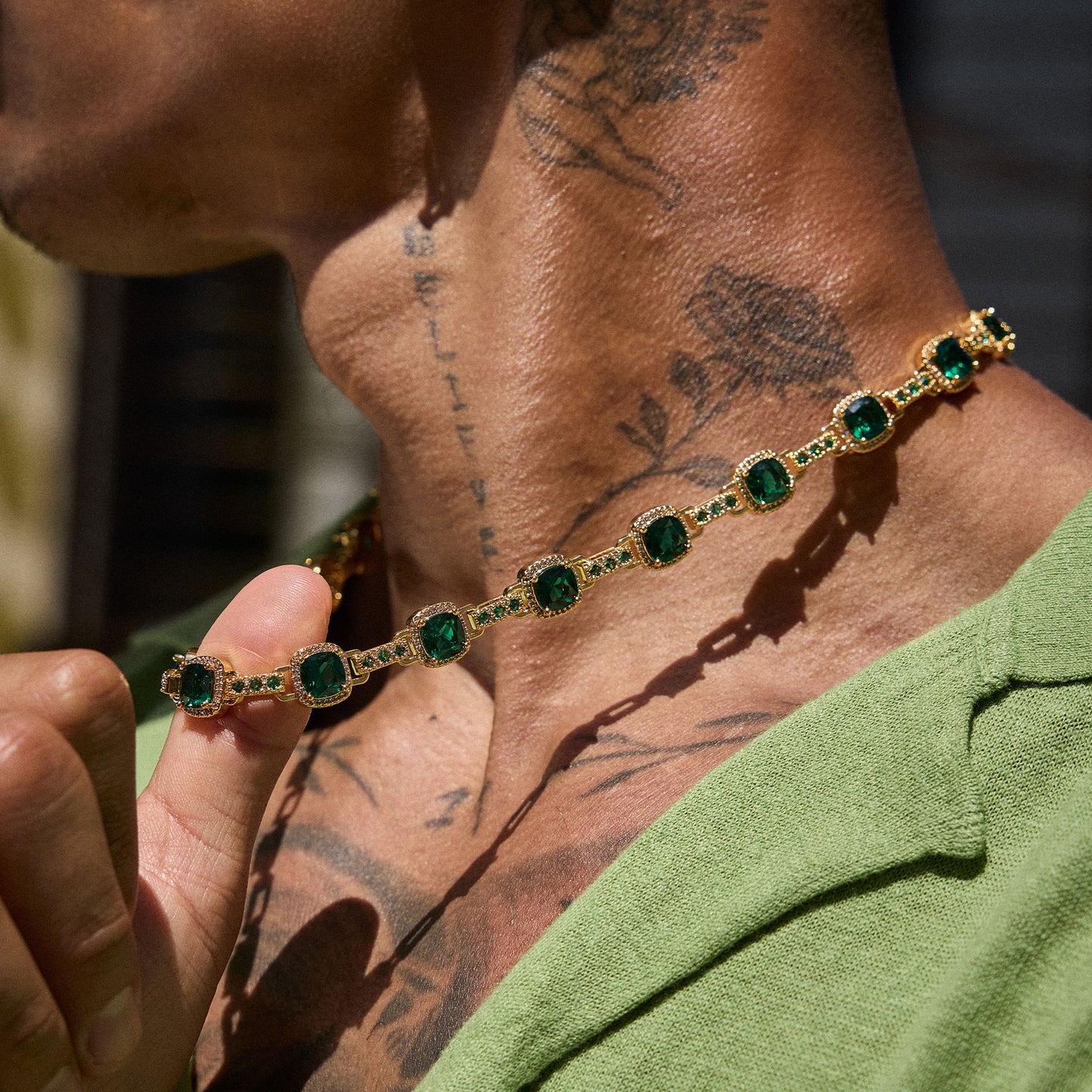 GOLD GLACIER NECKLACE