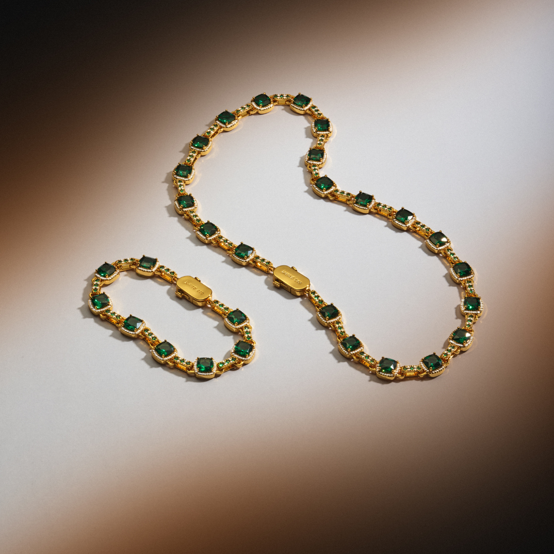 GOLD GLACIER NECKLACE