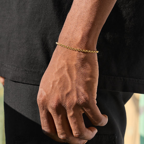 GOLD ANELLO BRACELET 3mm