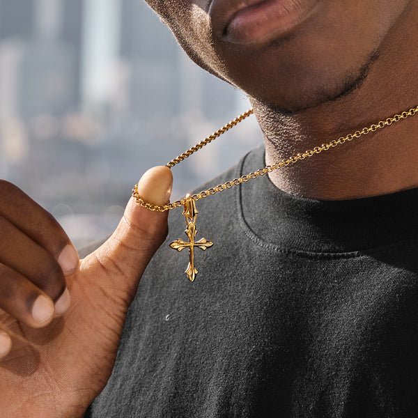 GOLD BISHOP PENDANT
