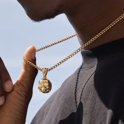 GOLD CUBAN LINK CHAIN 4mm
