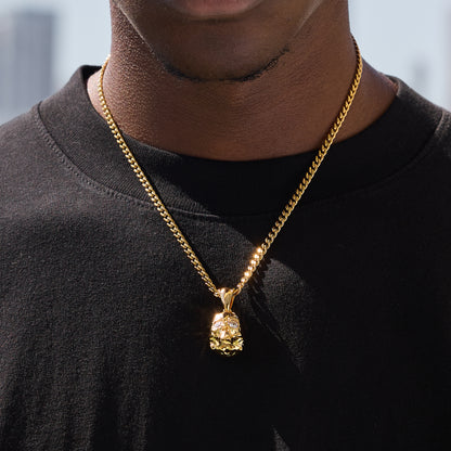 GOLD CUBAN LINK CHAIN 4mm