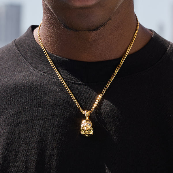 GOLD CUBAN LINK CHAIN 4mm