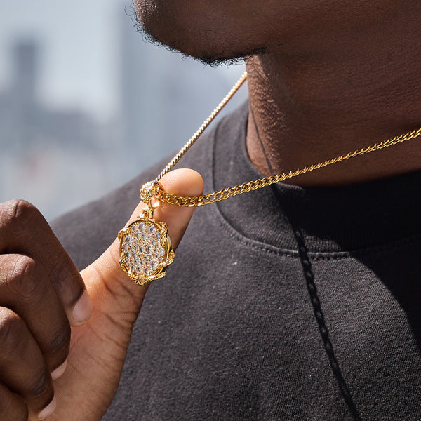 GOLD OROBOROS PENDANT
