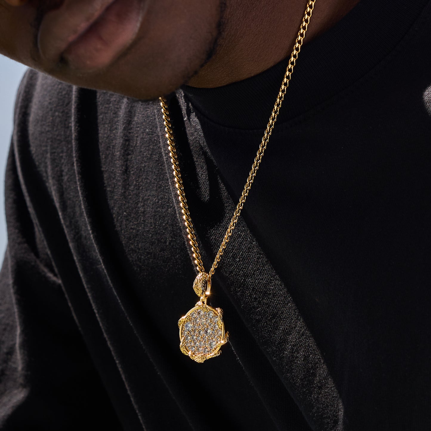 GOLD OROBOROS PENDANT
